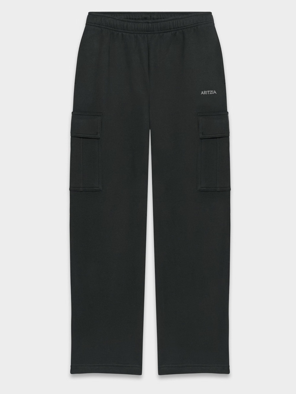 ARITZIA Cozy Sweatfleece Mega Cargo™ Sweatpants in Black / Gold